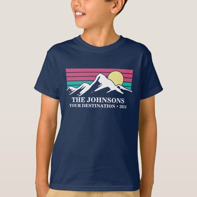 Camping-Gruppe für benutzerdefiniertes Matching Fa T-Shirt (Vorderseite)