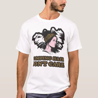 Camping-Haar, egal, Mountain Girl T-Shirt