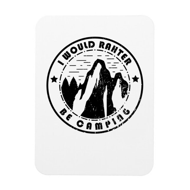 Camping - ich wäre eher Camping Magnet (Vertikal)