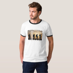Camping im Freien Männerklingeln T-Shirt