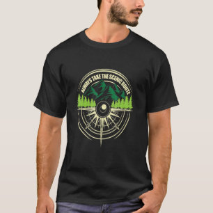 Camping immer Landschaftliche Route Abenteuer einn T-Shirt