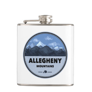 Camping in den Allegheny Mountains Flachmann