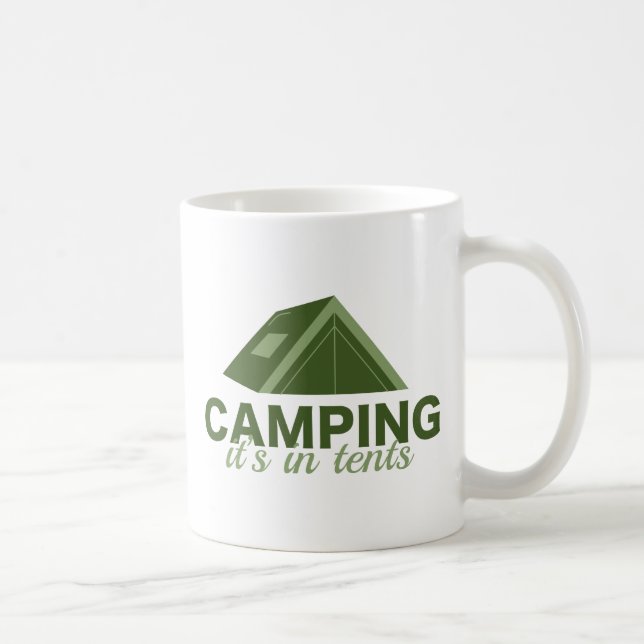 Camping in Zehnteln Kaffeetasse (Rechts)