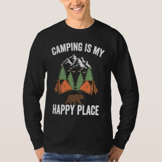 Camping is my Happy Place T-Shirt