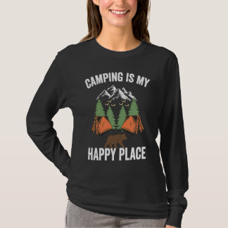 Camping is my Happy Place T-Shirt