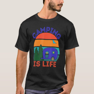 Camping ist die Liebe des Lebenscampers im Freien T-Shirt
