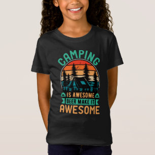 Camping ist großartig, Bier macht es großartig T-Shirt