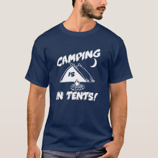 Camping ist im Zelt-Shirt T-Shirt
