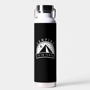 Camping ist in Zelten Trinkflasche