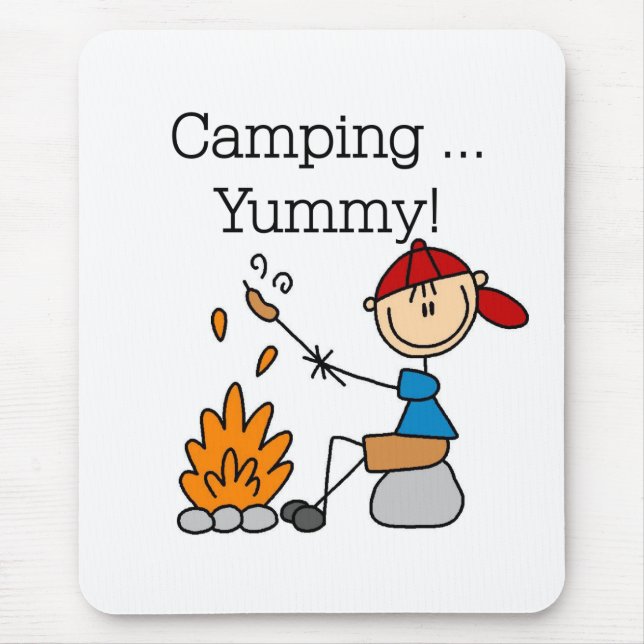Camping ist lecker mousepad (Vorne)