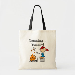 Camping ist lecker tragetasche