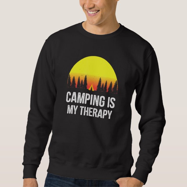 Camping ist mein Camping 1 Sweatshirt (Vorderseite)