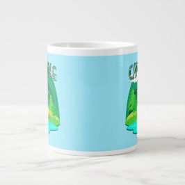 Camping ist mein glücklicher Ort Jumbo-Tasse