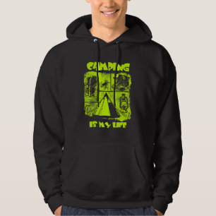 Camping ist mein Leben im Freien Wilderness Camp Hoodie