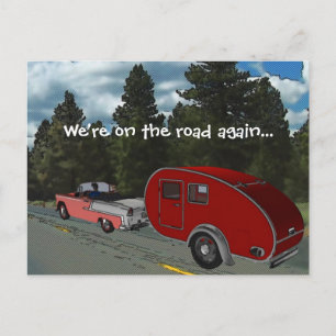 Camping ist mein Leben Postkarte