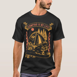 Camping ist mein Leben T-Shirt