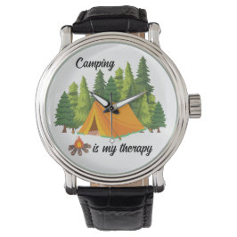 Camping ist mein Therapiesommer Armbanduhr