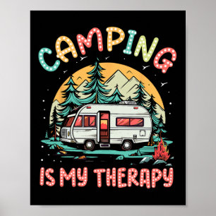 Camping ist meine Heilcampi-Sommerzelterfamilie Poster