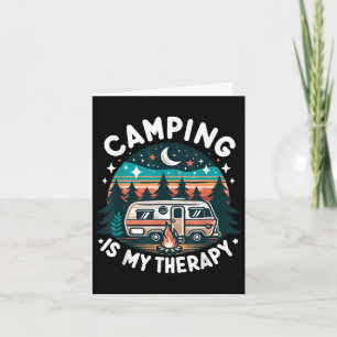 Camping ist meine Heilferien Sommerferien Familien Karte