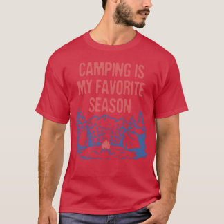 Camping ist meine Lieblingsjahreszeit Camper Somme T-Shirt
