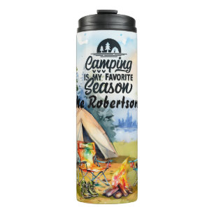 Camping ist meine Lieblingssaison Thermosbecher