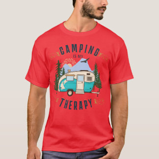 CAMPING IST MEINE THERAPIE Geschenk T-Shirt