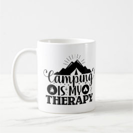 Camping ist meine Therapie Kaffeetasse