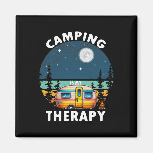 Camping ist meine Therapie Magnet