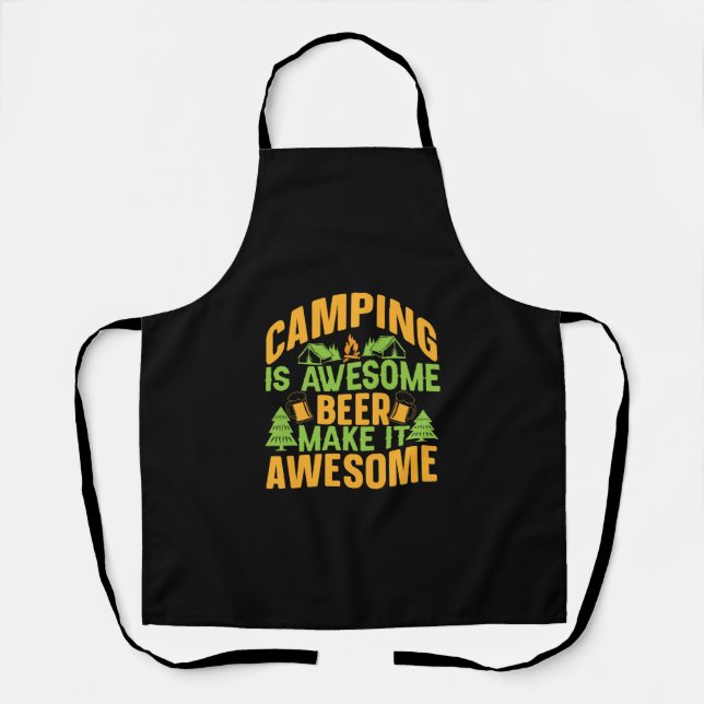 Camping ist phantastisch schürze (Vorderseite)