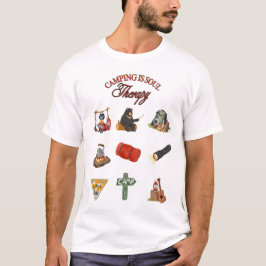 Camping ist Soul Therapie T-Shirt