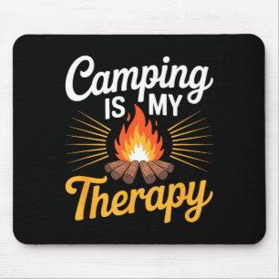 Camping ist Therapie-Camping-Camper Outdoor-Abente Mousepad