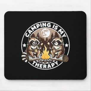 Camping ist Therapie wandern Campingliebhaber Wasc Mousepad