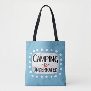 Camping ist zu stark tasche