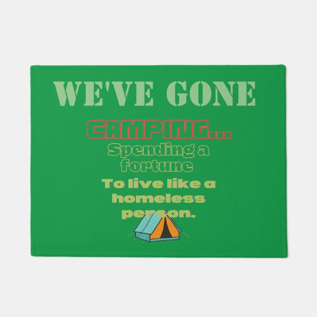 camping joke for dad fußmatte (Vorderseite)