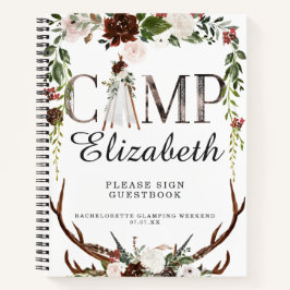 Camping Journal | Bachelorette Glamping Weekend Notizbuch