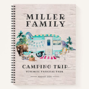 Camping Journal   Custom Road Trip Journal Notizbuch