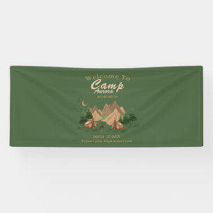 Camping-Junggesellinnen-Wochenende-Abenteuer Banner