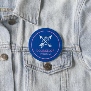 Camping Junggesellinnenabschied Button