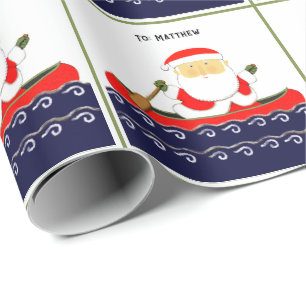 Camping Kayaking Holiday Geschenk Geschenkpapier