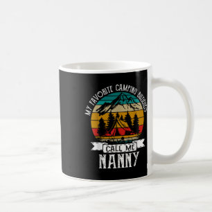 Camping-Kumpels nennen mich Camping-Nanny-Camper Kaffeetasse