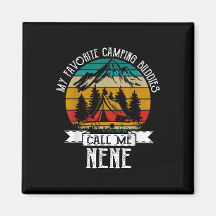 Camping-Kumpels nennen mich Camping Nene Camper  Magnet