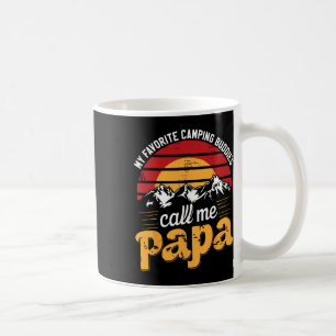 Camping-Kumpels nennen Papa Humor Vater Großvater Kaffeetasse