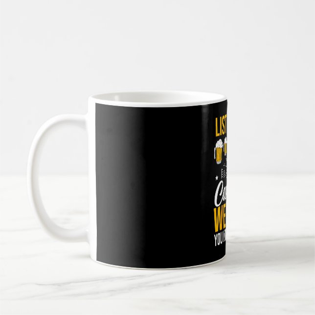 Camping-Lagerfeuer-Camp-Leben-Wald-Camper  Kaffeetasse (Links)