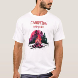 Camping-Lagerfeuergebirge wandern Lust, wandern hi T-Shirt
