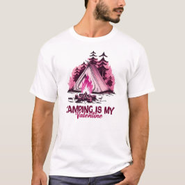 Camping Lagerfeuergebirge wandern, wandern T-Shirt