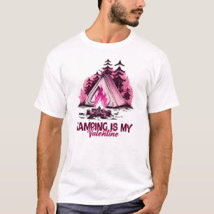 Camping Lagerfeuergebirge wandern, wandern T-Shirt