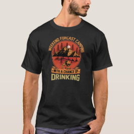 Camping Lagerfeuergebirge wandern, wandern T-Shirt