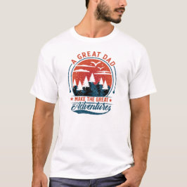 Camping Lagerfeuergebirge wandern, wandern T-Shirt