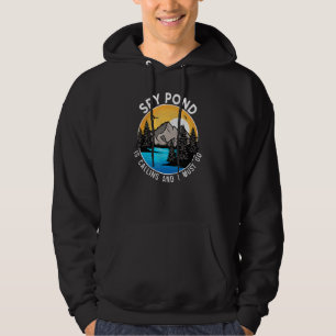 Camping Lakeview Spy Pond Hoodie