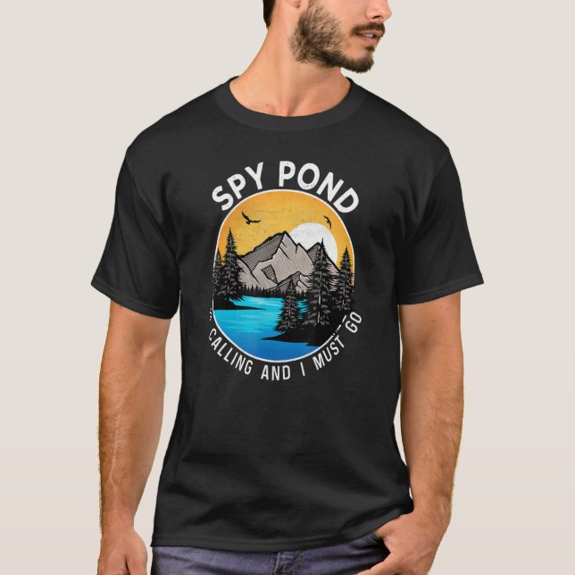 Camping Lakeview Spy Pond T-Shirt (Vorderseite)
